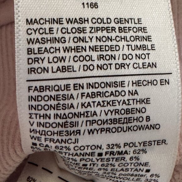 Athleta Girl X Simone Biles “Courage is Your Superpower” Pink Hoodie Size S / 7 - Picture 6 of 8